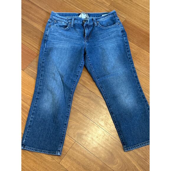 Lucky Brand Dungarees Classic Rider Crop Jeans - Picture 1 of 7